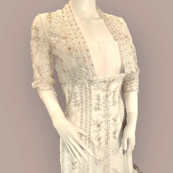 Morilee by Madeline Gardner Display NWT Wedding Gown, Bolero Jacket, Size 7/8 - Picture 1 of 16